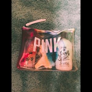 4 Piece Victoria’s Secret Pink Bath Set BRAND NEW